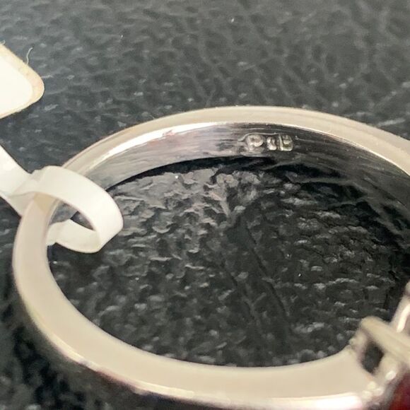 Karis Garnet Ring Size 7 – 5 Marquise Stones, January Birthstone Gift - Picture 9 of 11